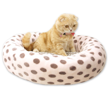 猫の波點潮著    甜甜圈寵物床