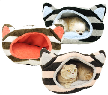 猫の橫紋潮著    貓頭柔軟窩